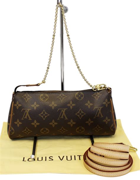 louis vuitton monogram eva clutch crossbody bag